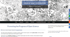 Desktop Screenshot of open-science-repository.com