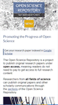 Mobile Screenshot of open-science-repository.com